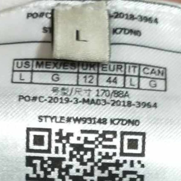 Guess womens juniors Graphic Shirt Don't be a square size L NEW J-005 - Picture 5 of 6